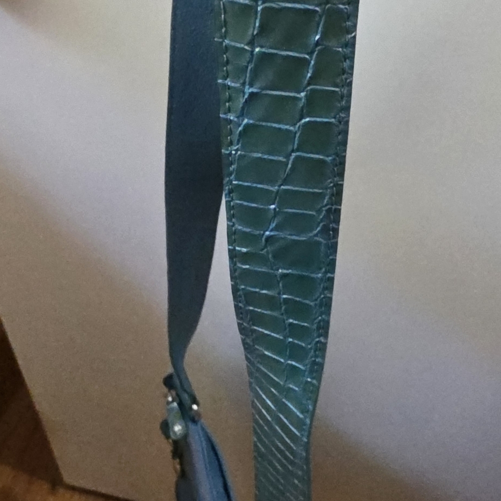 Brighton Teal and Blue Crossbody Bag - Picture 12 of 16